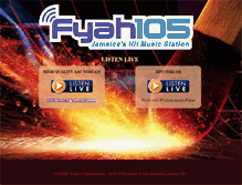 Tablet Screenshot of fyah105.com